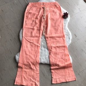 Roxy canvas swim suit cover up pants - size Small